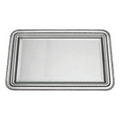 Reed & Barton Medium Tray w/ Beveled Glass Insert